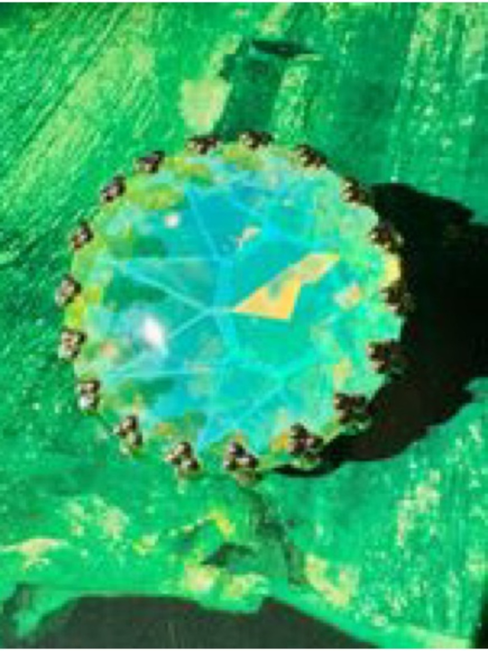 Feed Me Gems Mint Green Opal Brooch
